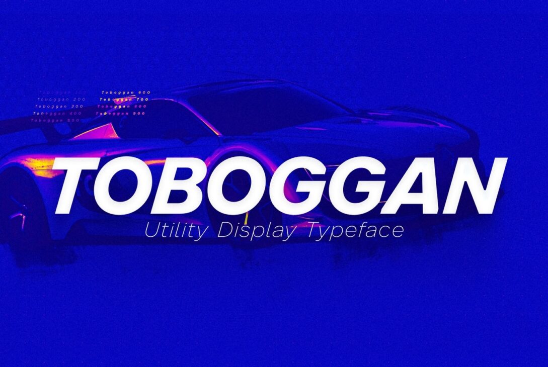 Toboggan Unique Display font