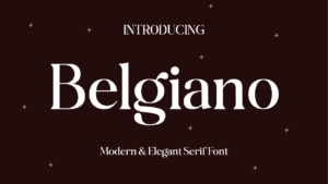 belgiano font