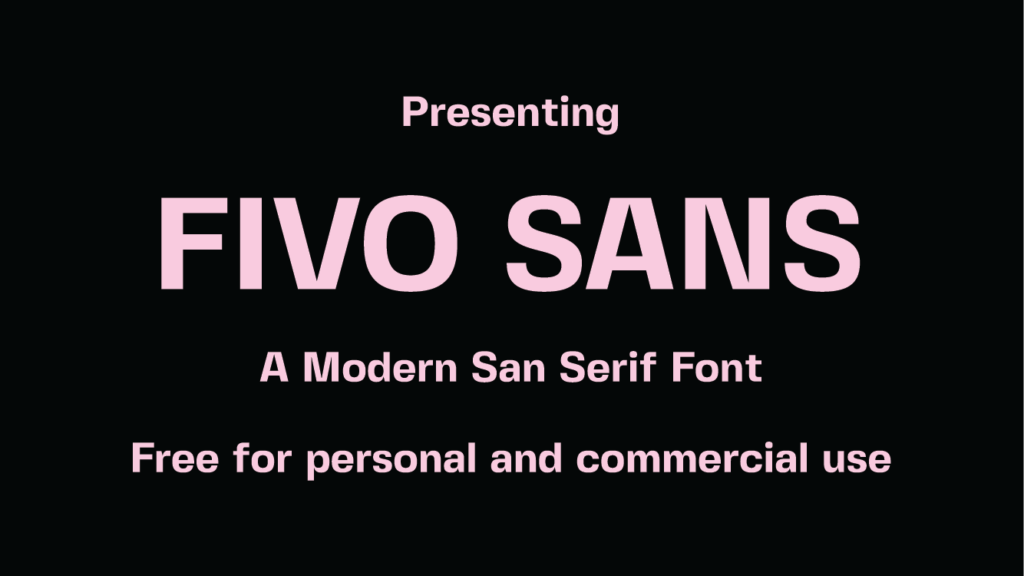 Display font