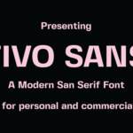 Display font