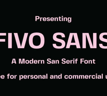 Display font