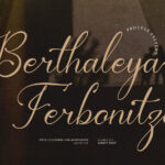 Berthaleya ferbonitze an attractive handwritten font