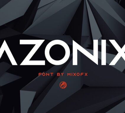 Azonix A Modern Sans Serif Font with Bold Geometry