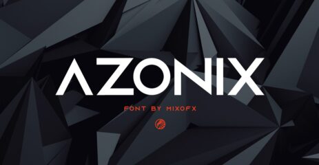 Azonix A Modern Sans Serif Font with Bold Geometry