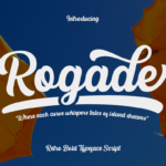 Rogade The Bold Script Font for Statements