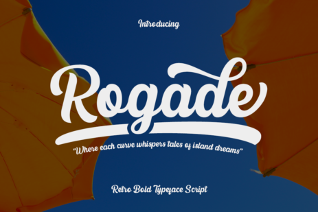 Rogade The Bold Script Font for Statements