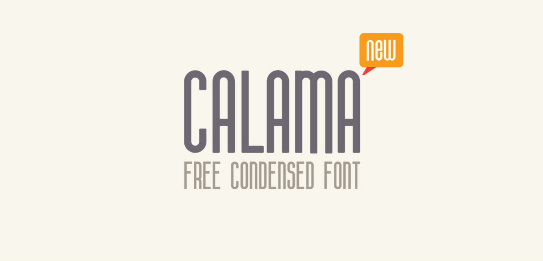 Calama an attractive free font