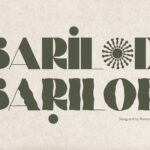 Barilod an unique sans serif font