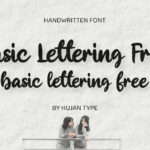 basic lettering font, A condensed handwritten font