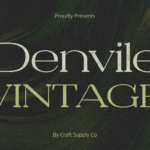 Denvile Vintage An Old English Font