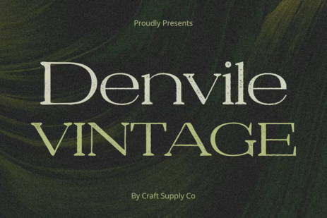 Denvile Vintage An Old English Font