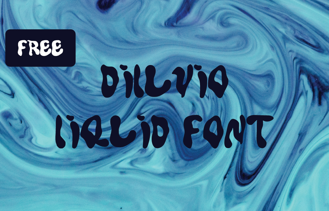 Diluvio - Free Liquid Display Font