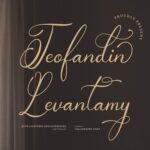 Teofandin Levantamy a beautiful script font