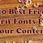 serif fonts