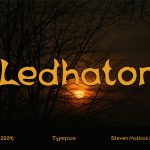 Ledhator An Awesome Display Font