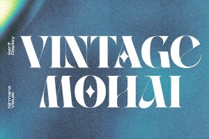 Vintage Mohai Display Font