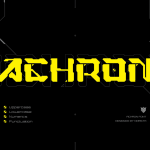 Achron Font: A Futuristic Spark