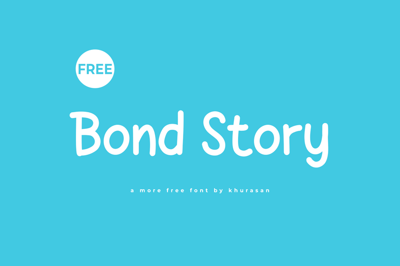 bond story serif font