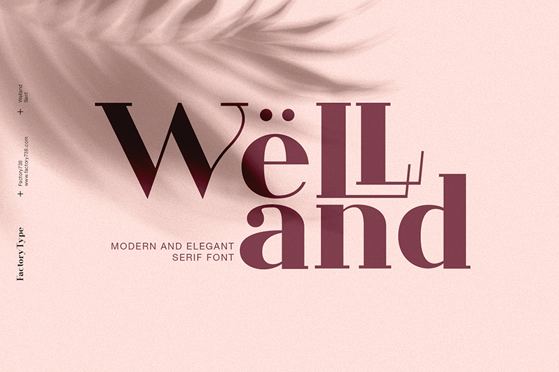 welland serif font