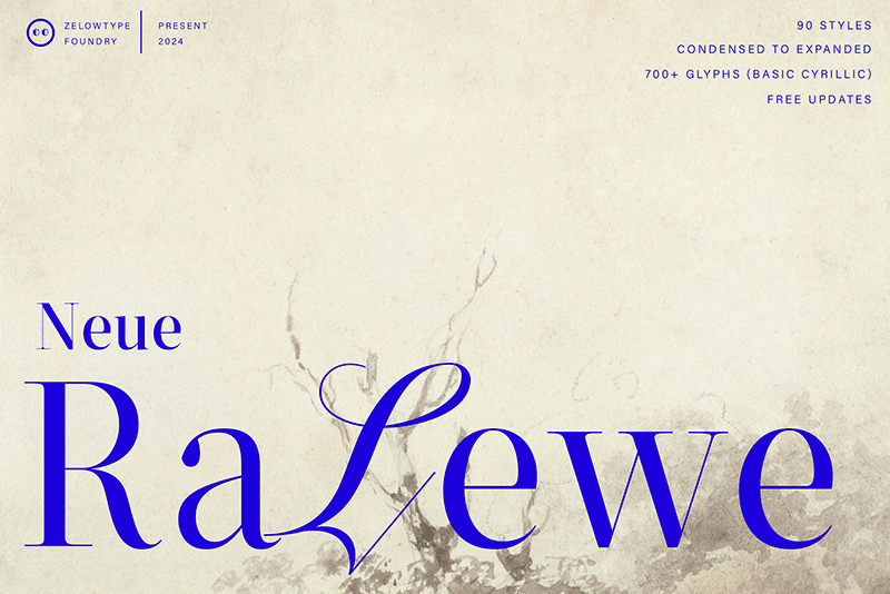 zt neue ralewe serif font