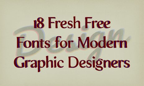 18 Fresh Free fonts for modern graphic designers