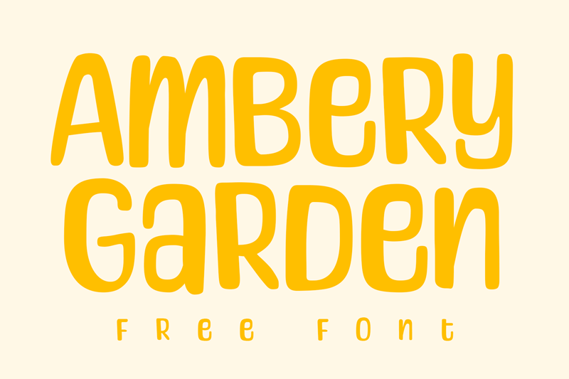 Ambery Garden Font