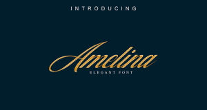 Amelina Script Font