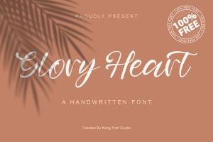 Glory-Heart-Font