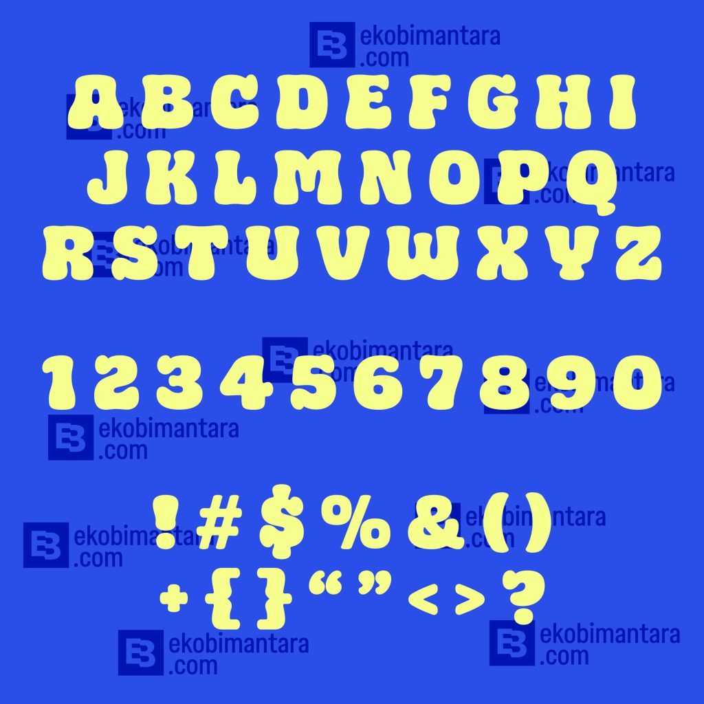 Hey Louie: A Versatile Display Font Characters