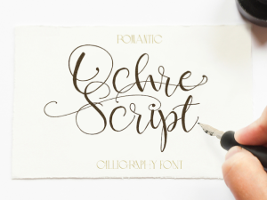 Ochre Script Font