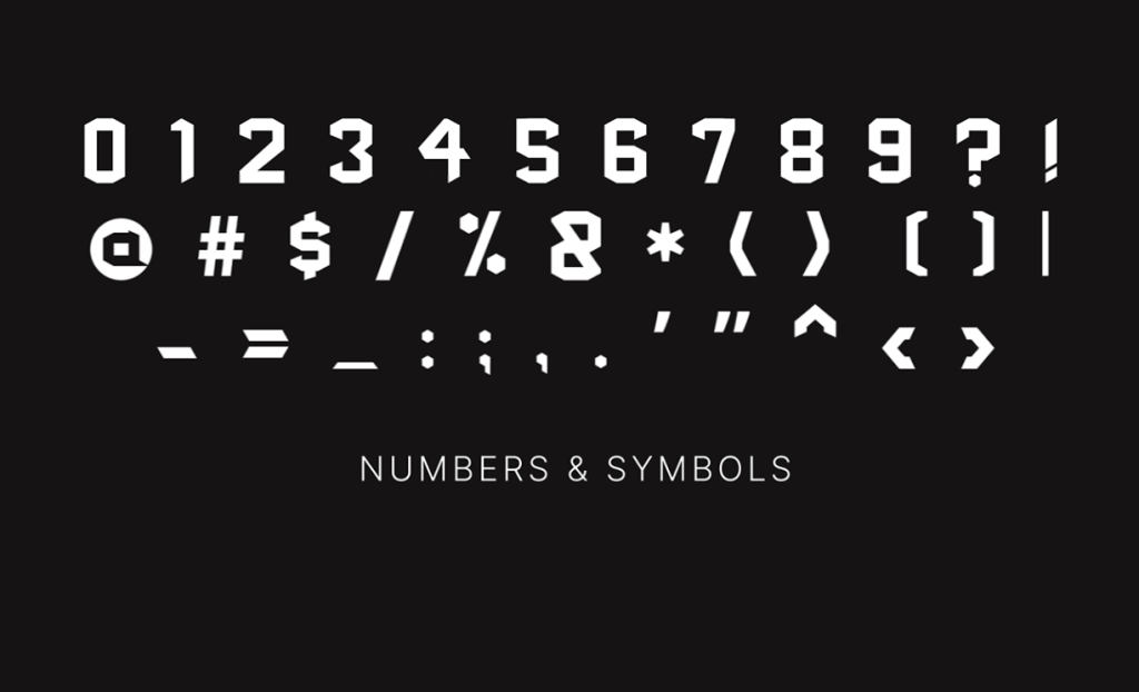 Truform Sans Serif: A Modern Font Numbers And Symbols