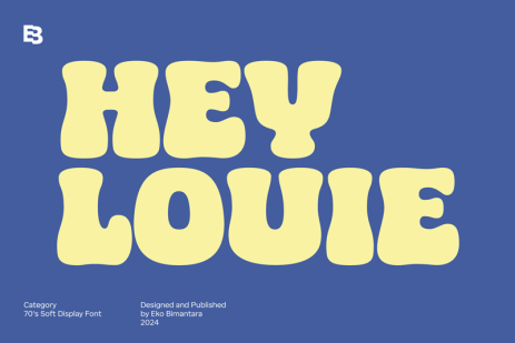 Hey Louie: A Versatile Display Font