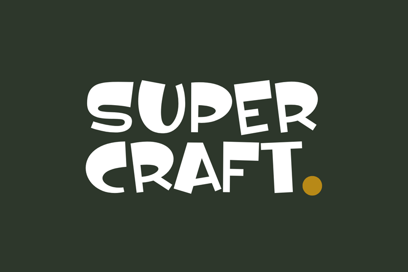 Super Crafty: A Super Cool Font