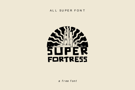 Super Fortrees: Modern Typography Masterpiece