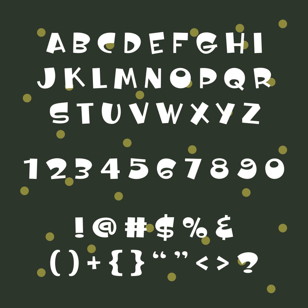 Super Crafty: A Super Cool Font Characters