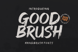 Good Brush Font