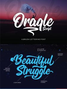 Oraqle Script Font