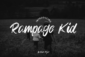 Rampage Kid Font