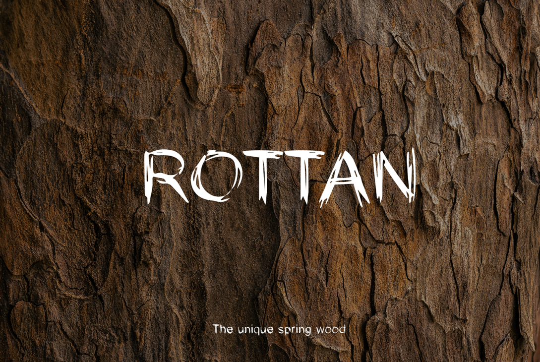 Rottan Brush Font