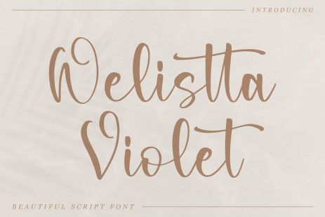 Welistta Violet Script Font