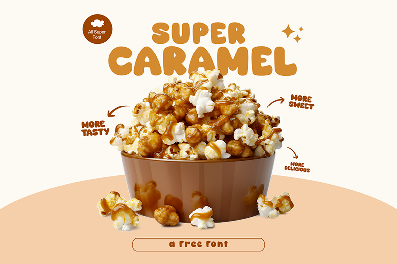 Super Caramel: The Playful Font