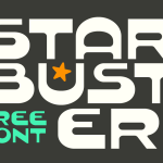 Starbuster A geometric font