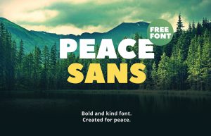 35+ Free Fonts: Peace Sans