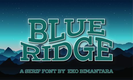 Blue Ridge Font