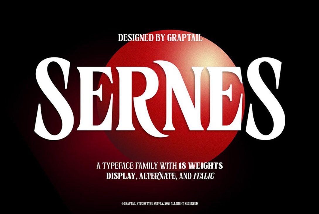 Sernes Display Font