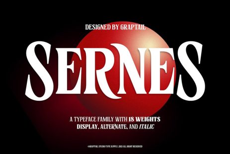 Sernes Display Font