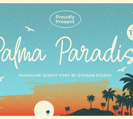 Palma Paradise: A Retro Font