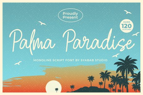 Palma Paradise: A Retro Font