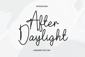 35+ Free Fonts: After Daylight