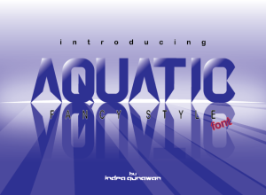 35+ Free Fonts: Aquatic